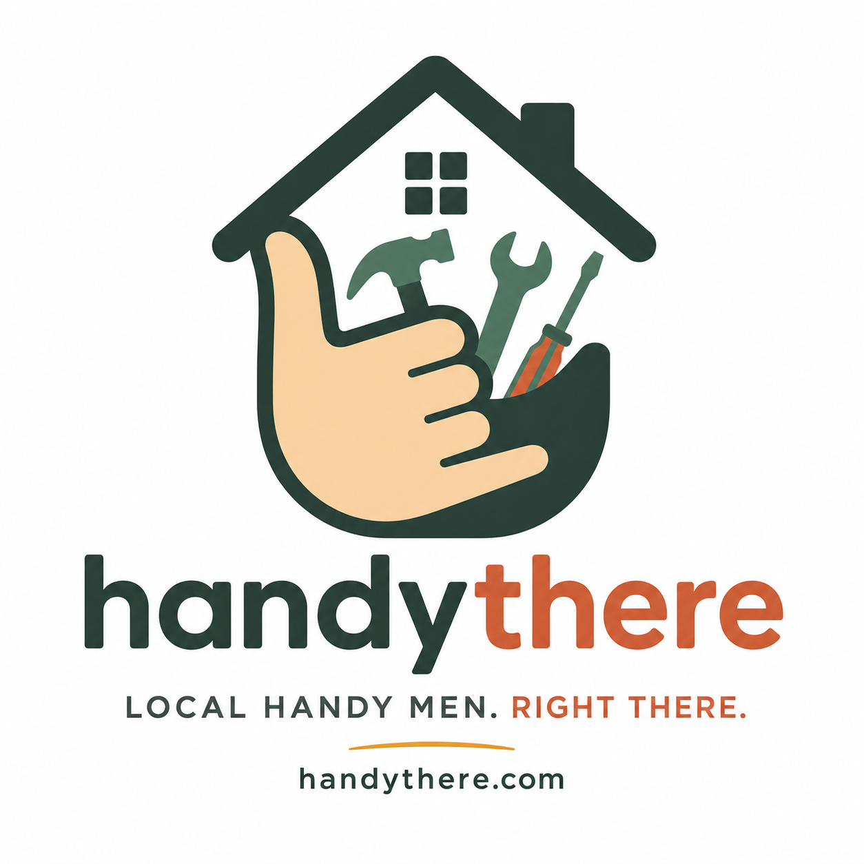 Handythere forest and terracotta logo